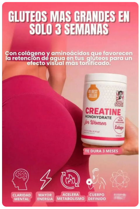 CREATINA MONOHIDRATADA PARA MUJER