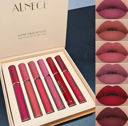 SET DE LABIALES MATE (6 UN)