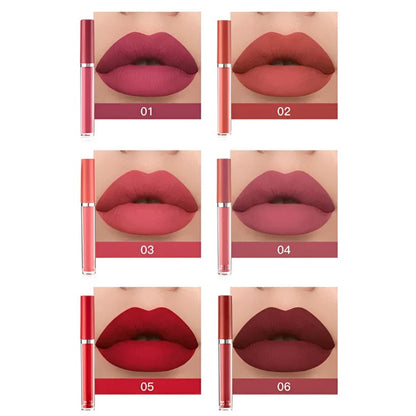 SET DE LABIALES MATE (6 UN)