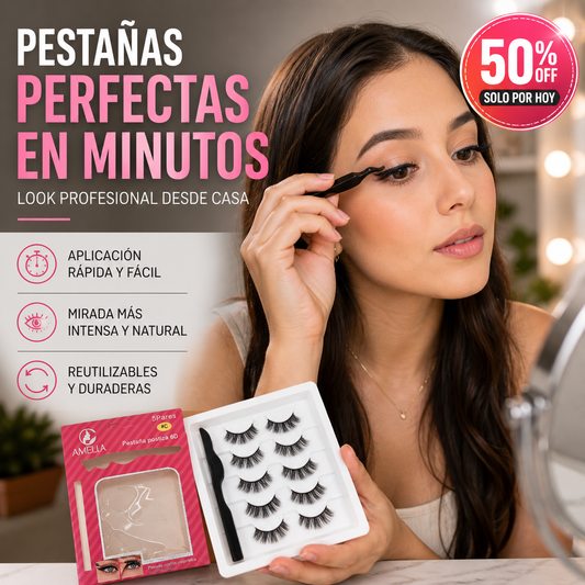 PESTAÑAS MAGNETICAS REUTILIZABLES