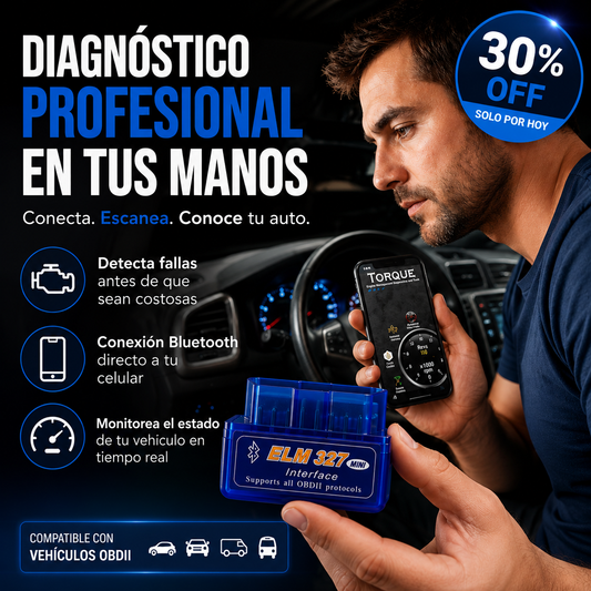 Scanner Automotriz Bluetooth OBD 2