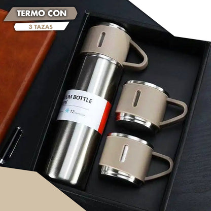 SET DE TERMO + 3 TAZAS