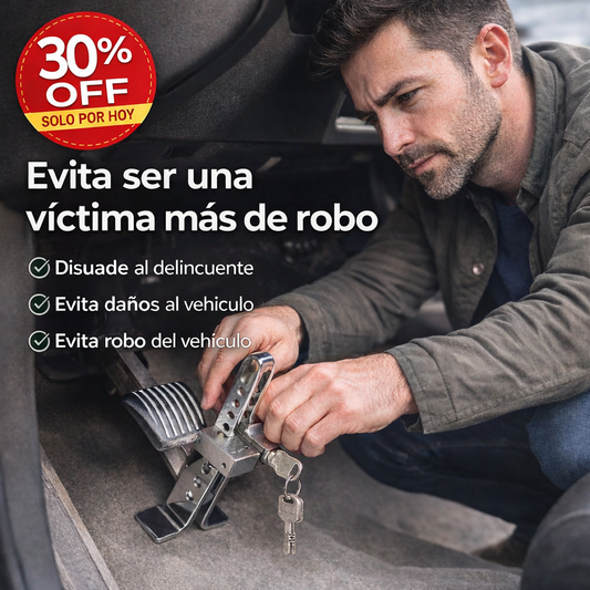 TRABA PEDAL DE SEGURIDAD PARA AUTO
