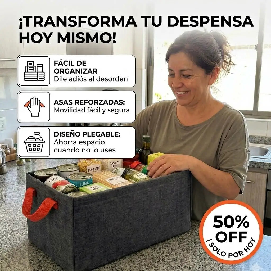 Pack 3 x 1 SÓLO POR HOY! Prácticas y Plegables para Despensa