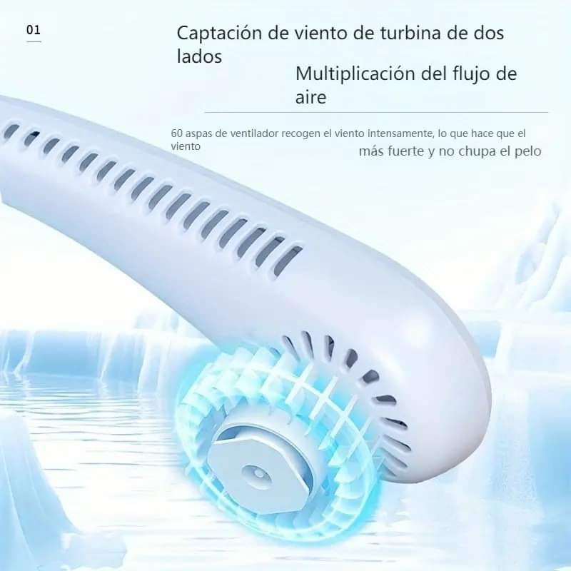 Ventilador portatil para cuello